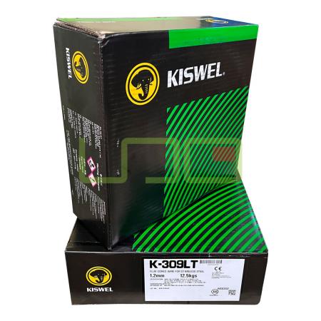 ลวดเชื่อมฟลักซ์คอร์ไวร์สแตนเลส KISWEL K-309LT (E309LT1-1/4)