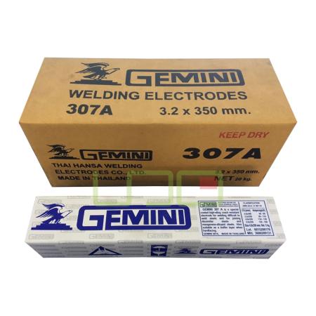 ลวดเชื่อมไฟฟ้าสแตนเลส GEMINI 307A (E307-16)