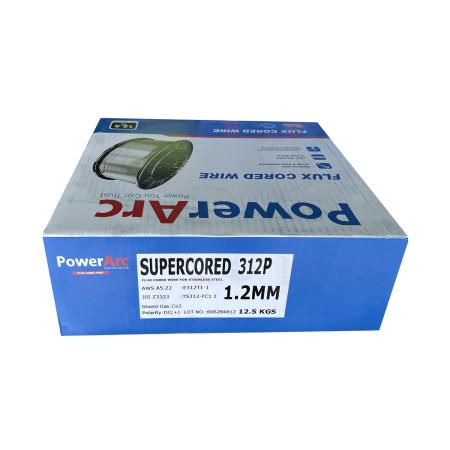 ลวดเชื่อมฟลักซ์คอร์ไวร์สแตนเลส POWERARC SUPERCORED 312P (E312T1-1)
