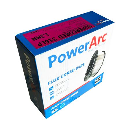 ลวดเชื่อมฟลักซ์คอร์ไวร์สแตนเลส POWERARC SUPERCORED 316LP (E316LT1-1)