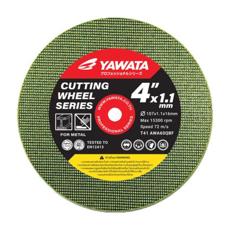 ใบตัดเหล็ก/สแตนเลส YAWATA (AWA460QBF) ขนาด 4 นิ้ว หนา 1.1 มม.