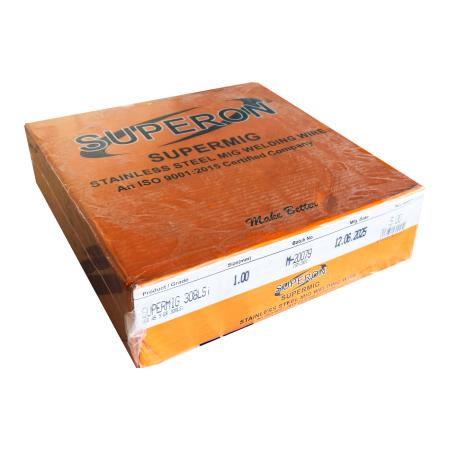 ลวดเชื่อมมิกสแตนเลส ม้วนละ 5 กก. SUPERON SUPER MIG 308LSi (ER308LSi)
