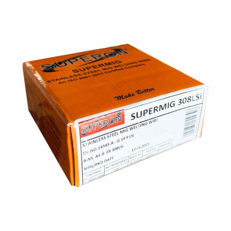 ลวดเชื่อมมิกสแตนเลส ม้วนละ 1 กก. SUPERON SUPER MIG 308LSi (ER308LSi)