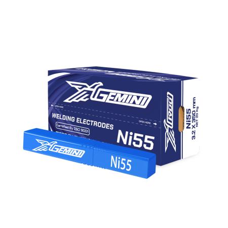 ลวดเชื่อมไฟฟ้าเหล็กหล่อ GEMINI NI-CAST 55 (ENiFe-CI)
