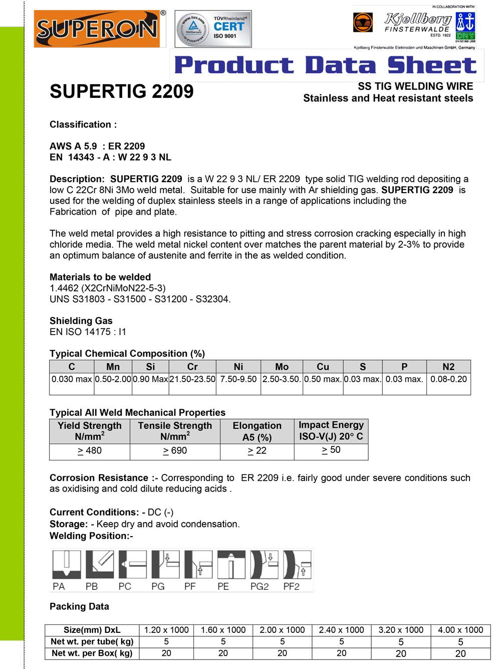 ER2209 SUPERTIG 2209